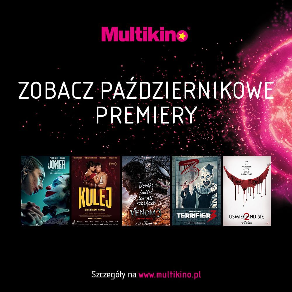 Filmowe premiery października w Multikinie