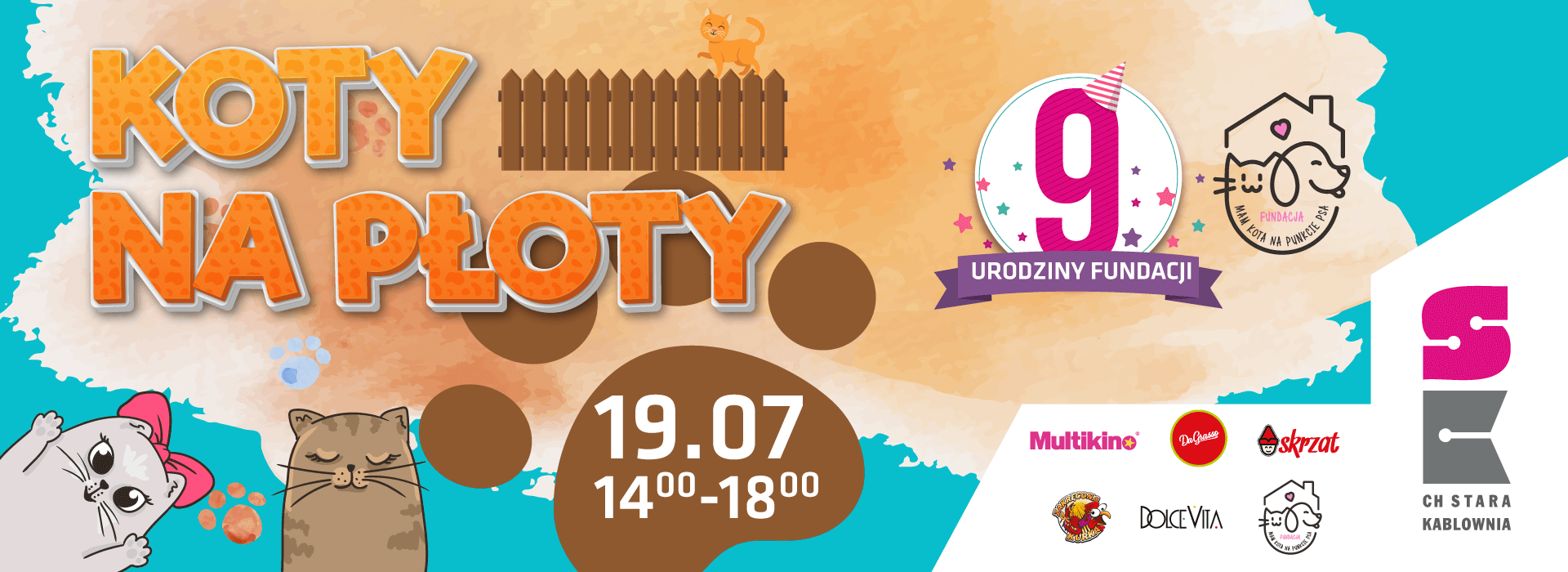 Koty na płoty – event z Fundacją Mam Kota na Punkcie Psa