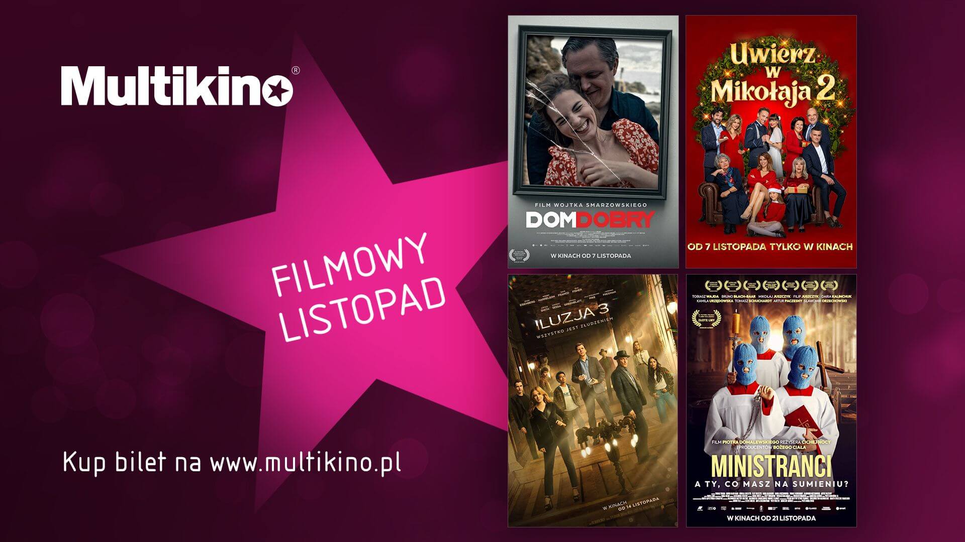 Filmowy listopad w Multikinie