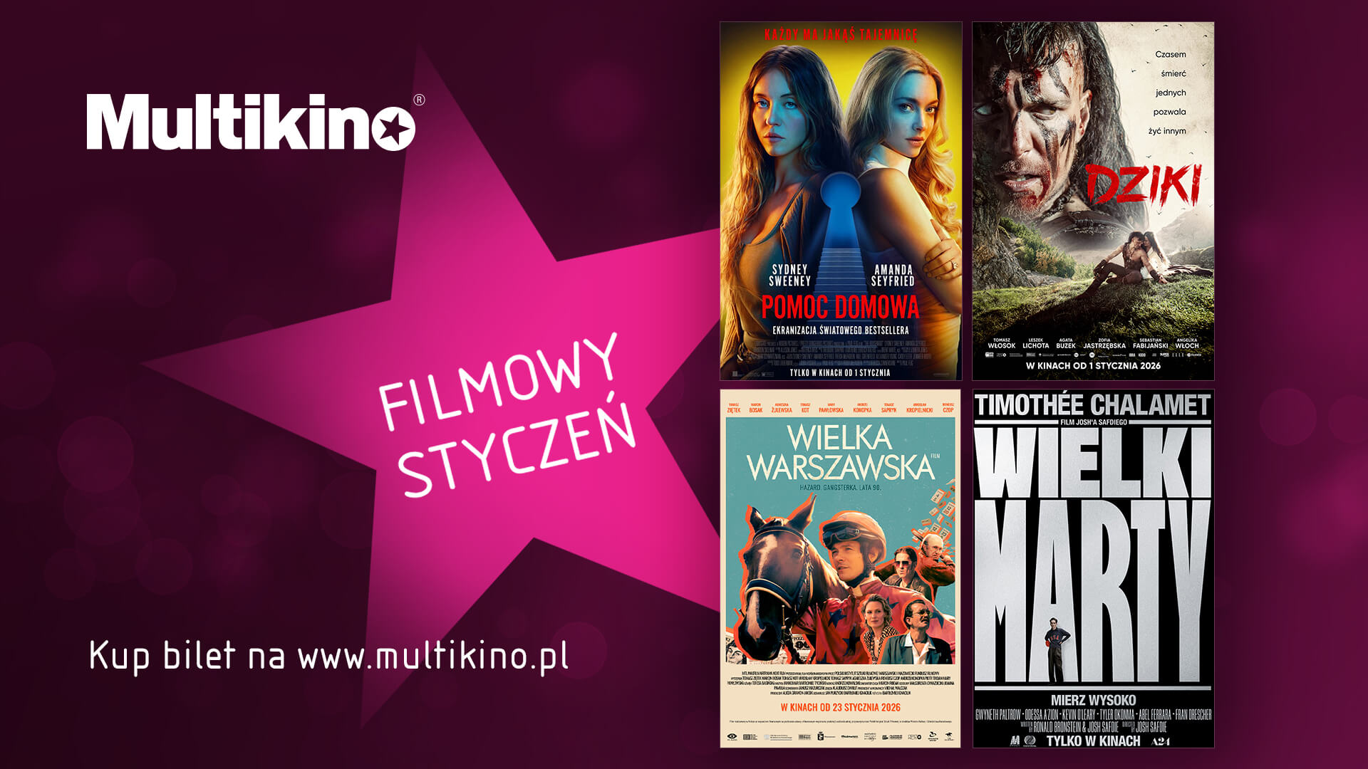 Filmowy styczeń w Multikinie