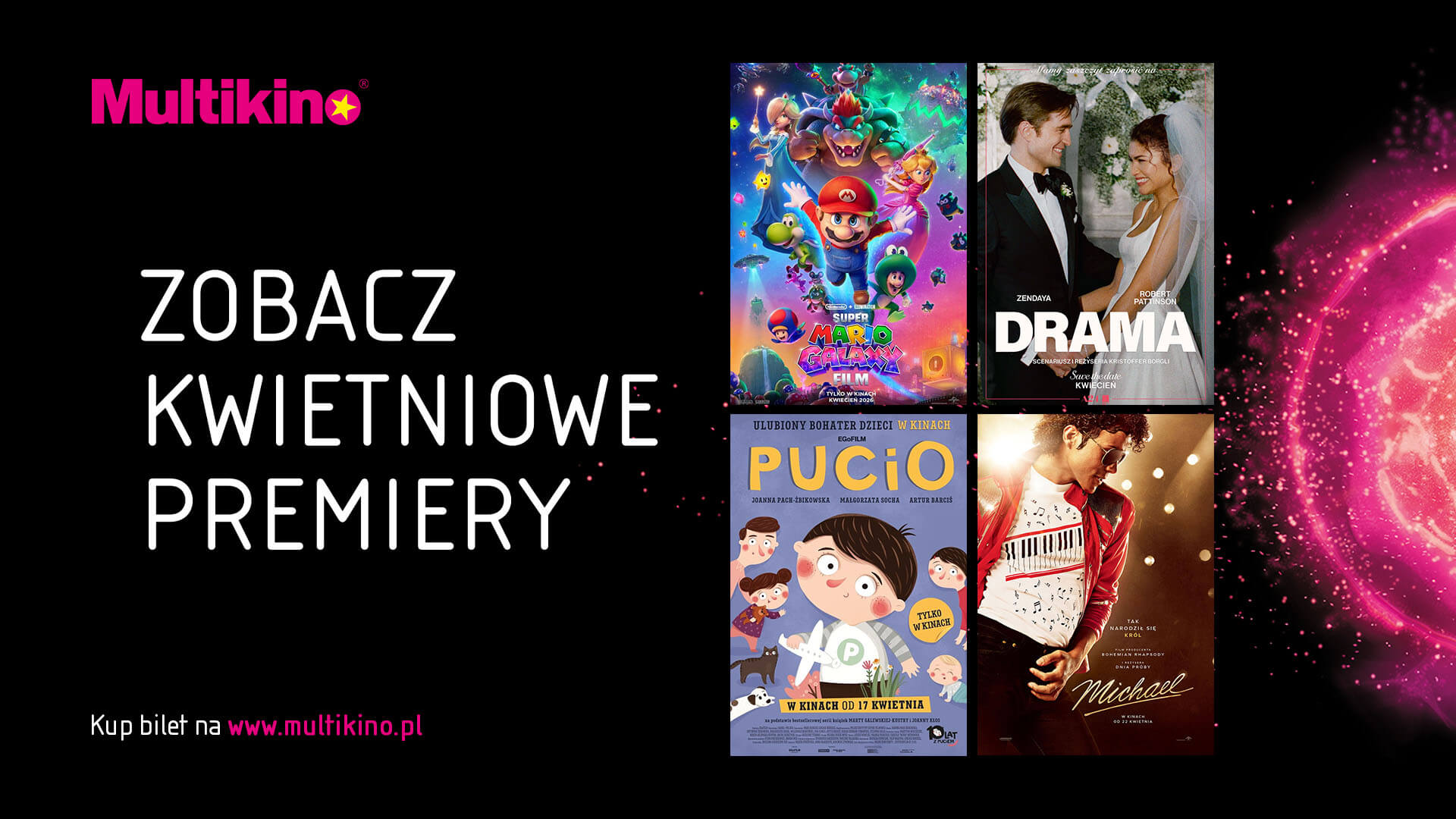 Filmowy kwiecień w Multikinie
