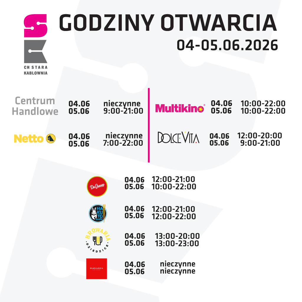 Godziny otwarcia boże ciało