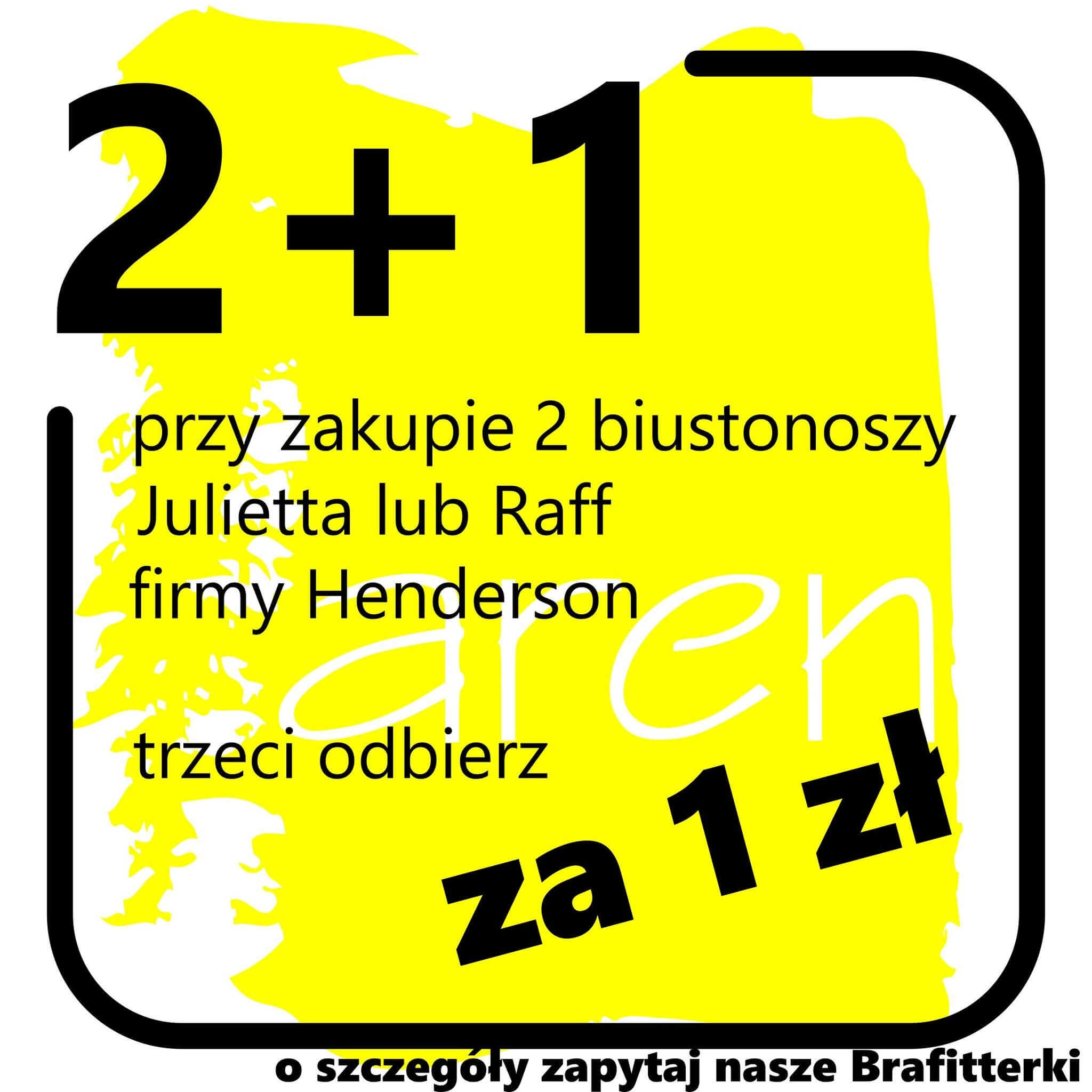 Promocja 2+1 w Arenie