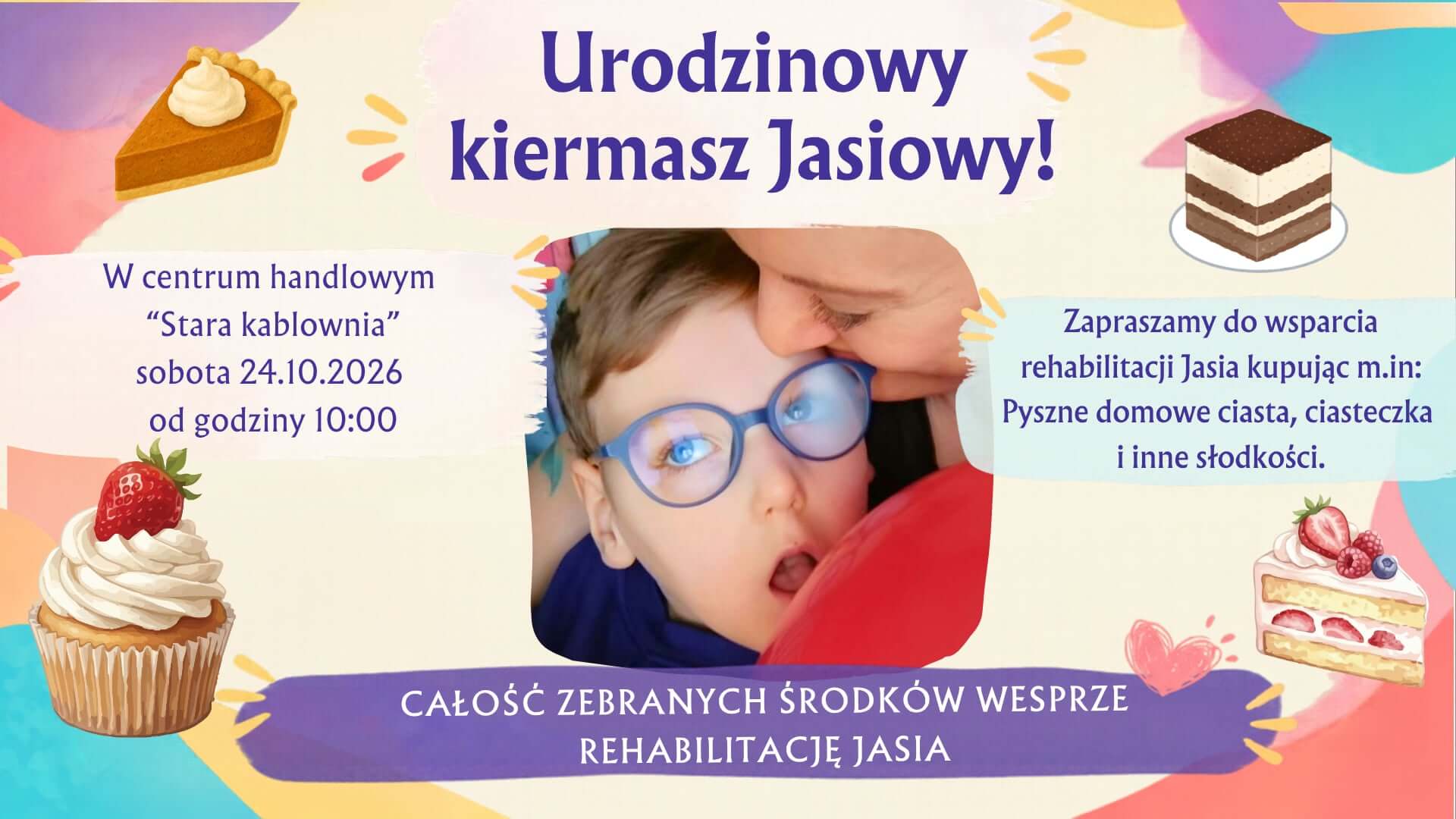 Urodzinowy bazarek charytatywny dla Jasia
