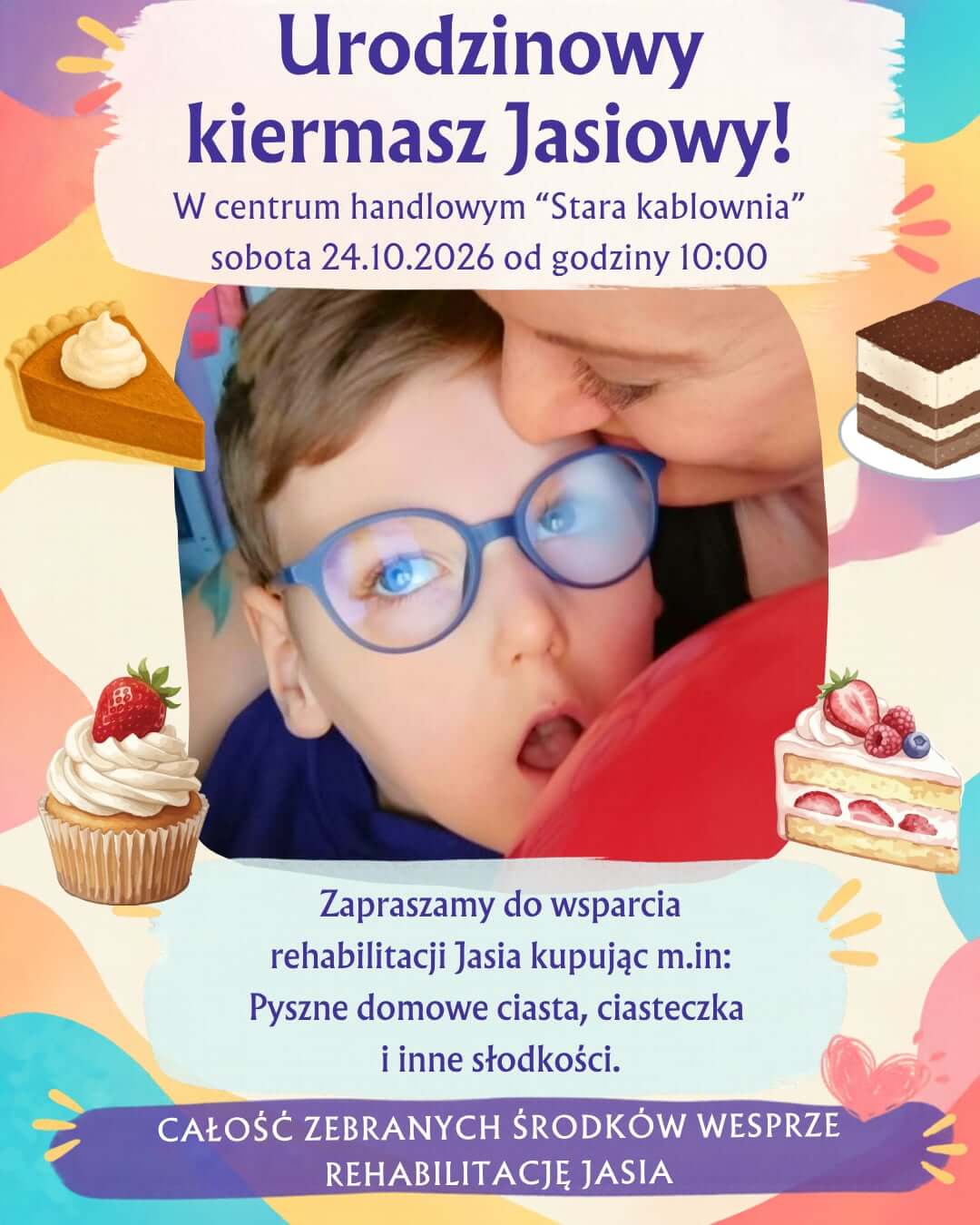 Urodzinowy bazarek charytatywny dla Jasia